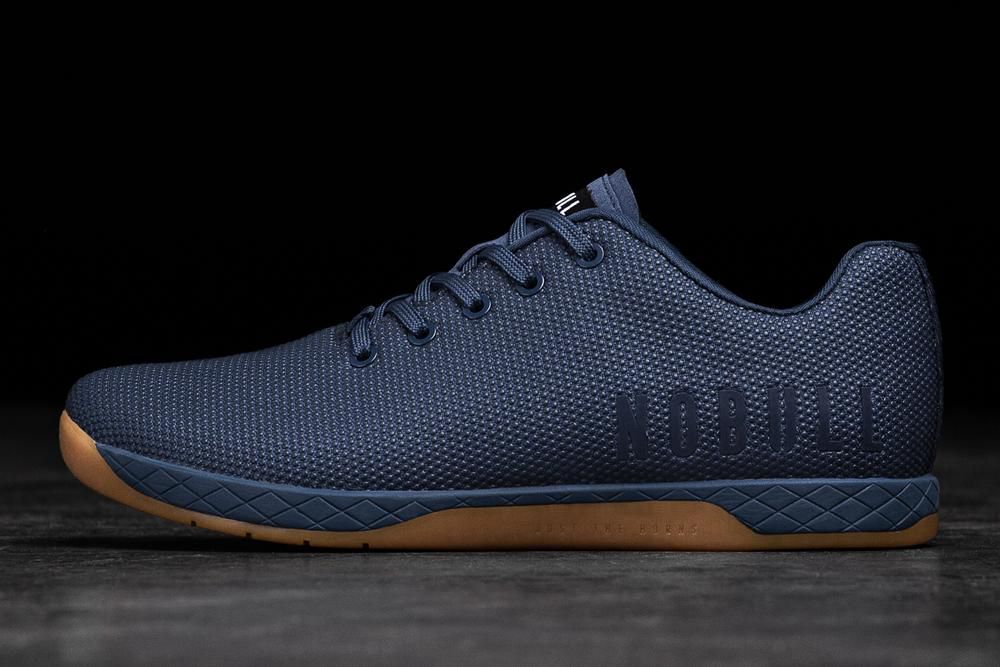 NOBULL Men's Gum Training Shoes - Navy - Ireland (3590AEHGW)